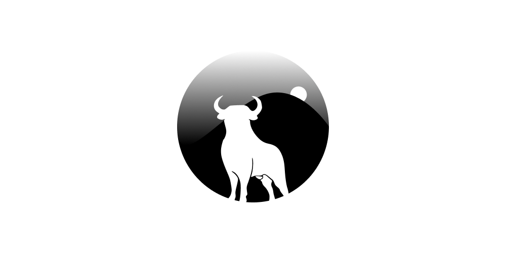 Rising Bull logo light