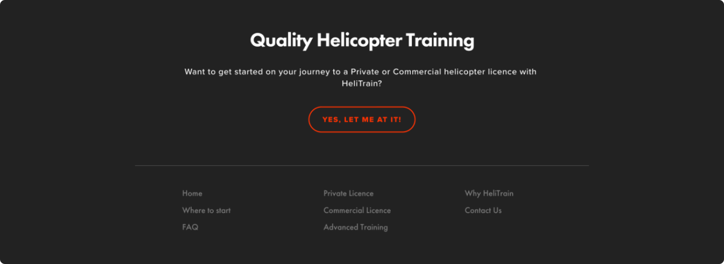 Helitrain footer