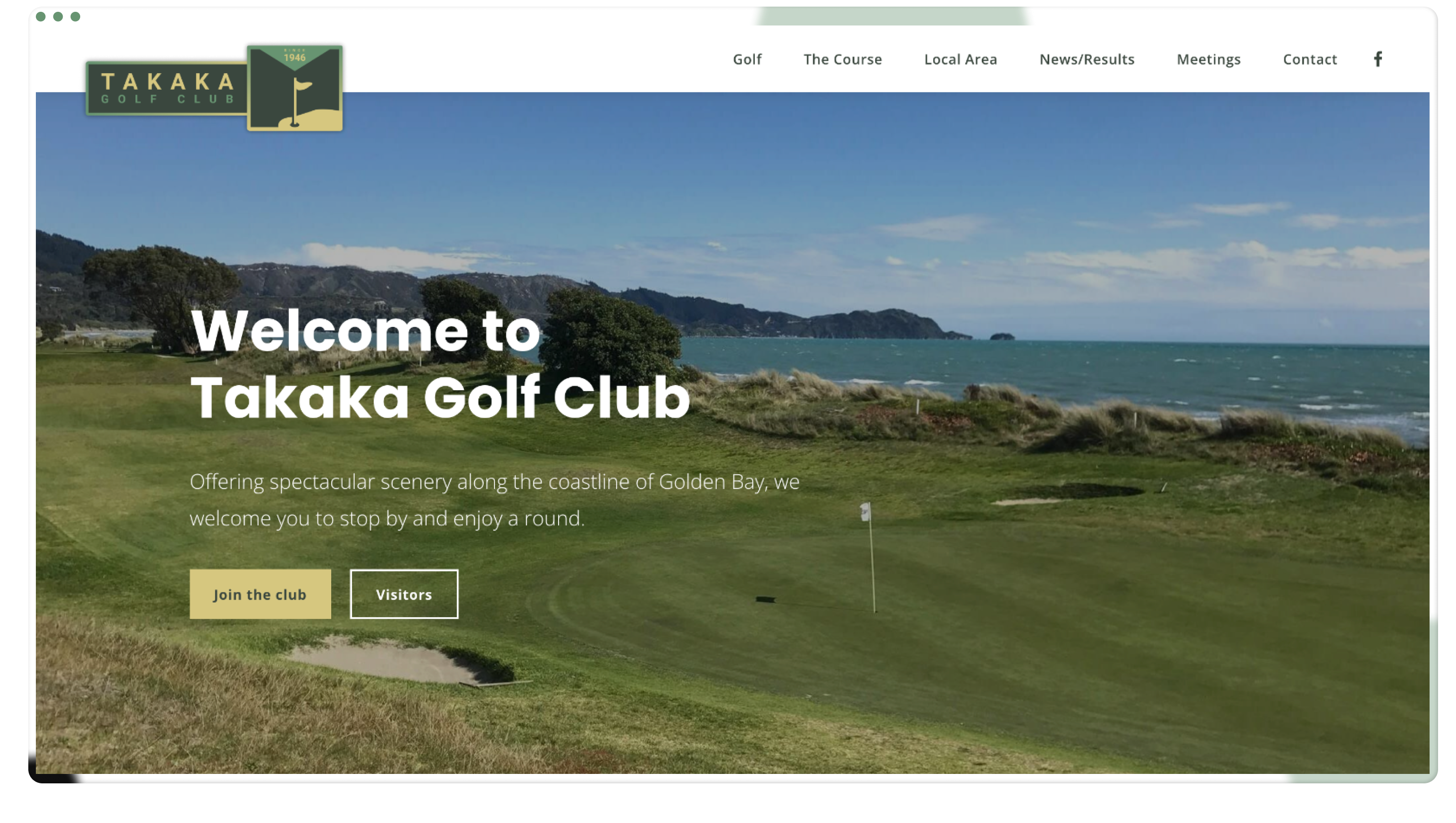 Takaka Golf Club homepage